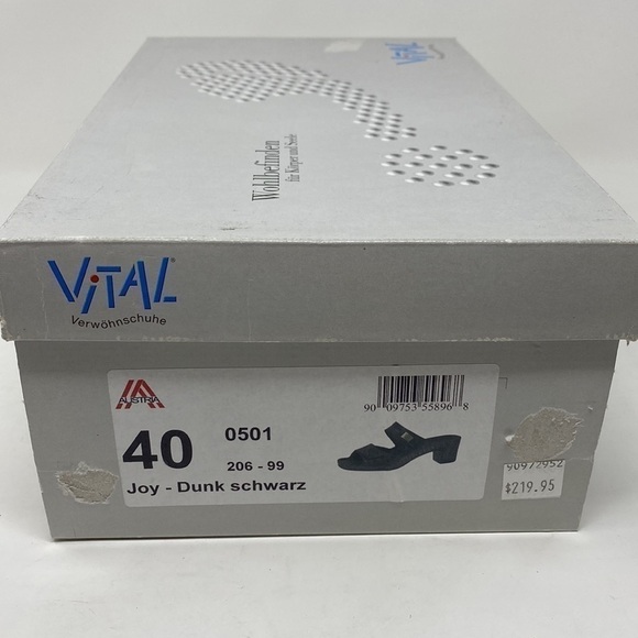 Vital Joy Leather Open Back Comfort Dressy mules sandals - Picture 9 of 9